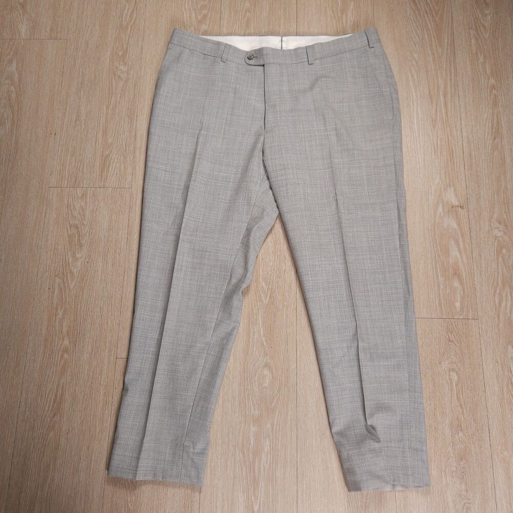 Suitsupply Pants Men 38x27 Gray Vitale Barberis Canonico Wool Super 120s